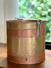 Load image into Gallery viewer, Copper Planter with Red Copper Detail