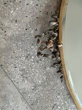 Load image into Gallery viewer, Brass Framed Bevelled Oval Mirror