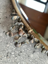Load image into Gallery viewer, Brass Framed Bevelled Oval Mirror