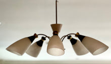 Load image into Gallery viewer, Retro Pendant with Five Lampshades