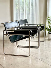Load image into Gallery viewer, Pair of Black Wassily Chairs