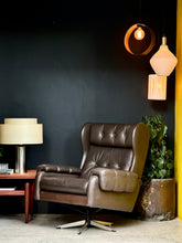 Load image into Gallery viewer, Vintage Danish Swivel Chair