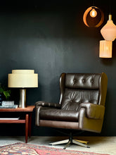 Load image into Gallery viewer, Vintage Danish Swivel Chair