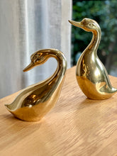 Load image into Gallery viewer, Vintage Brass Ducks