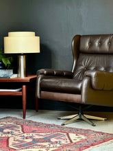 Load image into Gallery viewer, Vintage Danish Swivel Chair