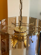 Load image into Gallery viewer, Amber Glass Ceiling Light