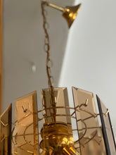 Load image into Gallery viewer, Amber Glass Ceiling Light