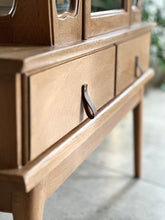 Load image into Gallery viewer, Vintage Oak Display Cabinet with Drawers