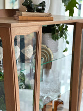 Load image into Gallery viewer, Vintage Oak Display Cabinet with Drawers