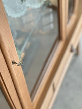 Load image into Gallery viewer, Vintage Oak Display Cabinet with Drawers