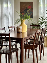 Load image into Gallery viewer, Set of Six, Solid Imbuia Dining Chairs by EE Meyer - "Karin Chairs"