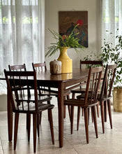 Load image into Gallery viewer, Set of Six, Solid Imbuia Dining Chairs by EE Meyer - "Karin Chairs"