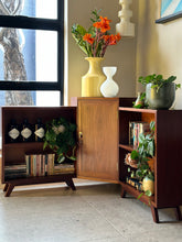Load image into Gallery viewer, Mahogany Corner Multipurpose Cabinet/Bookshelf