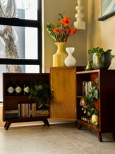 Load image into Gallery viewer, Mahogany Corner Multipurpose Cabinet/Bookshelf