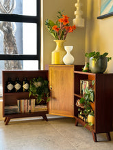 Load image into Gallery viewer, Mahogany Corner Multipurpose Cabinet/Bookshelf