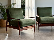 Load image into Gallery viewer, Mid-Century Pair of Armchairs With Accents