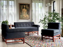 Load image into Gallery viewer, Modular Lounge Suite with a Two Tiered Corner Table