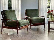 Load image into Gallery viewer, Mid-Century Pair of Armchairs With Accents