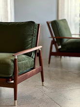 Load image into Gallery viewer, Mid-Century Pair of Armchairs With Accents