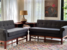 Load image into Gallery viewer, Modular Lounge Suite with a Two Tiered Corner Table