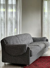Load image into Gallery viewer, Retro Three-Seater Upholstered Couch