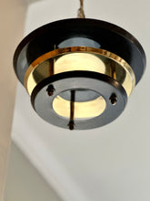 Load image into Gallery viewer, Black and Brass Ceiling Pendant