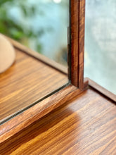 Load image into Gallery viewer, Mid-Century Dresser with Mirror & Stool