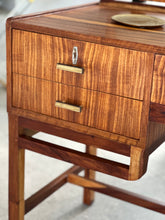 Load image into Gallery viewer, Mid-Century Dresser with Mirror & Stool