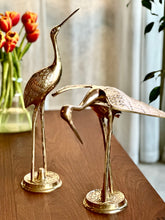 Load image into Gallery viewer, Set of Mid-Century Solid Brass Cranes