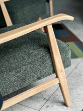 Load image into Gallery viewer, MCM Oak Occasional Armchair