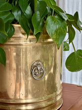 Load image into Gallery viewer, Brass Planter with Beveled Detail