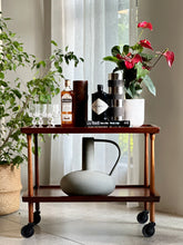 Load image into Gallery viewer, Two Tiered Drinks Trolley On Castors