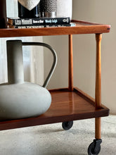 Load image into Gallery viewer, Two Tiered Drinks Trolley On Castors