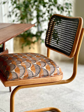 Load image into Gallery viewer, Set of Eight Mid-Century Cesca Chairs - Powder Coated and Upholstered