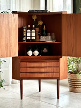 Load image into Gallery viewer, Danish Teak Corner Cabinet