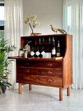 Load image into Gallery viewer, Solid Kiaat Artecasa Bureau or Drinks Cabinet