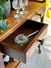 Load image into Gallery viewer, Vintage Two-Tier Drinks Trolley with Two Drawers