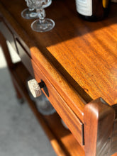 Load image into Gallery viewer, Vintage Two-Tier Drinks Trolley with Two Drawers