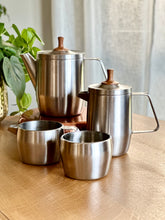 Load image into Gallery viewer, Vintage Stainless Steel Coffee And Tea Set