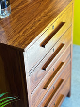 Load image into Gallery viewer, Vintage Kiaat Chest Of Drawers