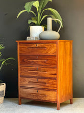 Load image into Gallery viewer, Vintage Kiaat Chest Of Drawers