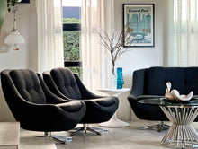 Load image into Gallery viewer, Pair of Retro Upholstered Zodiac Chairs