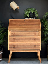 Load image into Gallery viewer, Mid-Century Writing Bureau / Secretaire