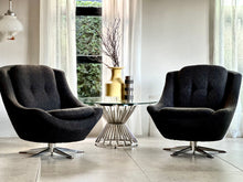 Load image into Gallery viewer, Pair of Retro Upholstered Zodiac Chairs