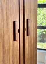Load image into Gallery viewer, Pair of Mid-Century Twin Door Wardrobes