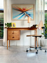 Load image into Gallery viewer, Oak Retro Desk