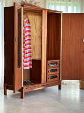 Load image into Gallery viewer, Pair of Mid-Century Twin Door Wardrobes