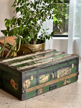 Load image into Gallery viewer, Vintage Steamship Trunk