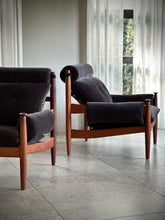 Load image into Gallery viewer, Pair of Solid Teak Armchairs