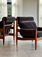 Load image into Gallery viewer, Pair of Solid Teak Armchairs